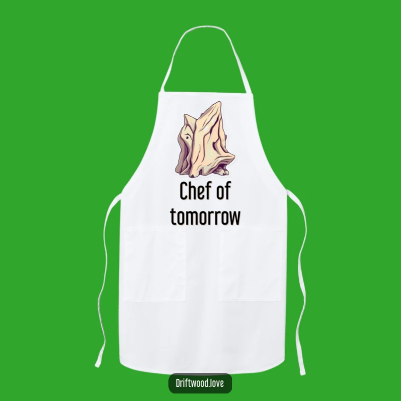 Funny Workshop Apron: Futuristic Driftwood Angles for the Creative, Funny Cook