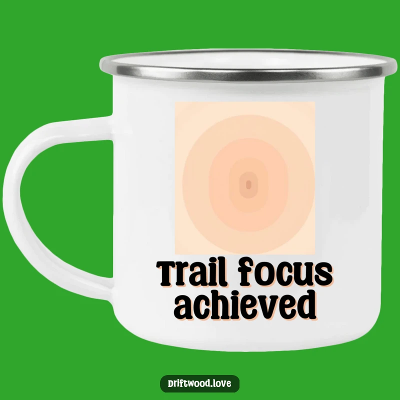 Funny Earth Tone Camping Mug: Muted Gradient Outdoor Art, Travel Gift