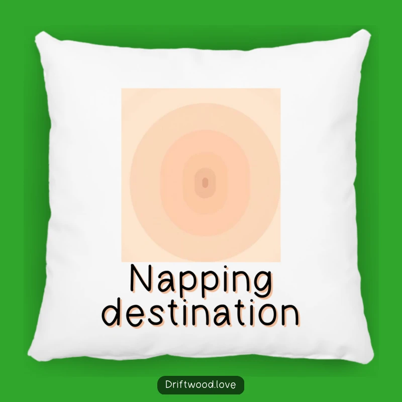 Funny Earth Tone Gradient Pillow: Muted Comfort, Serene Decor Gift