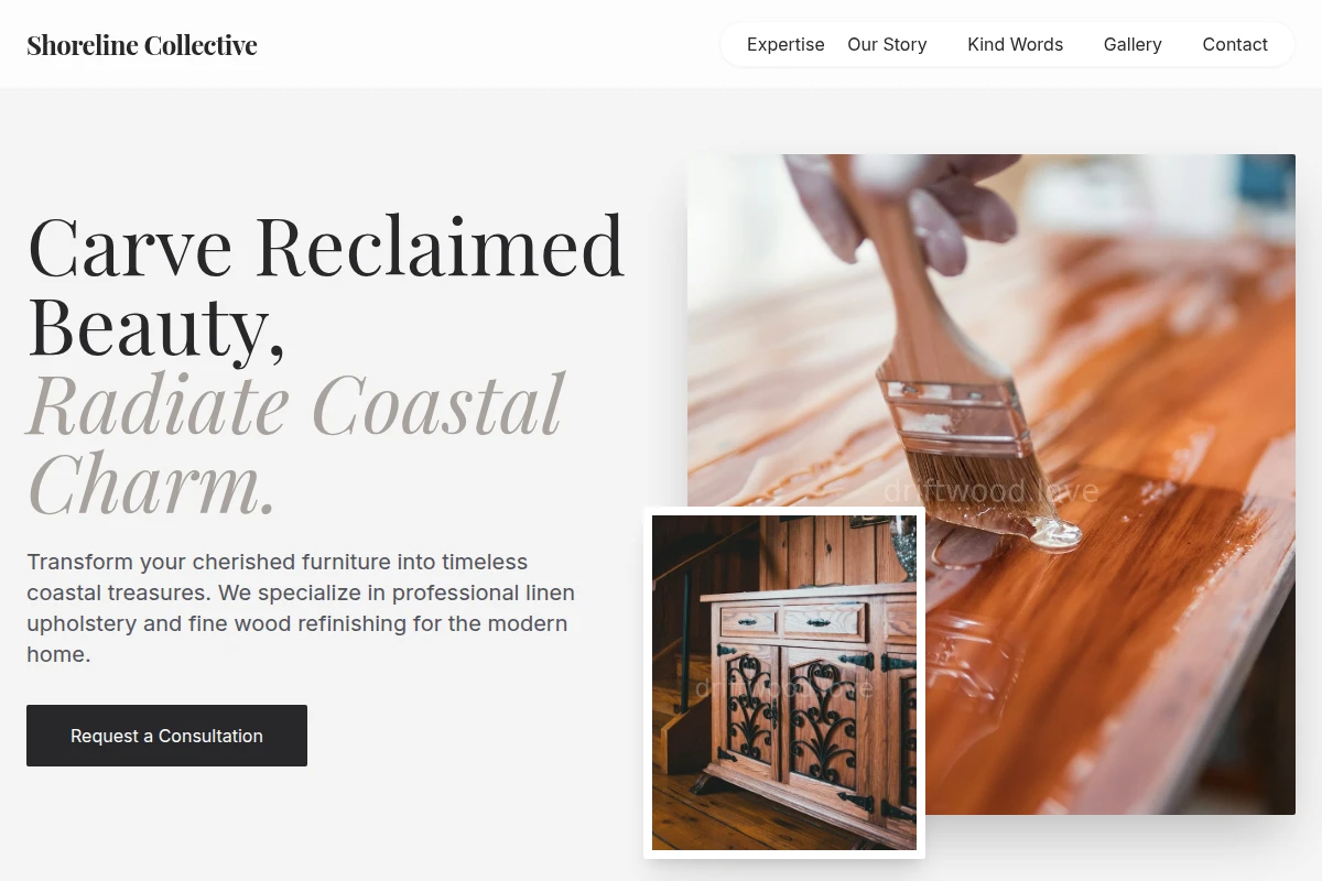 Linen Furniture Refinishing
