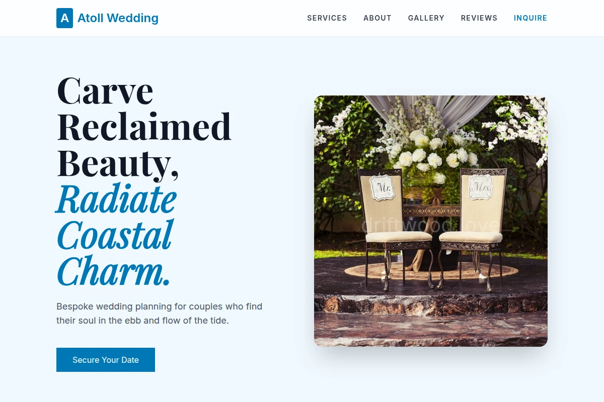 Atoll Wedding Planner