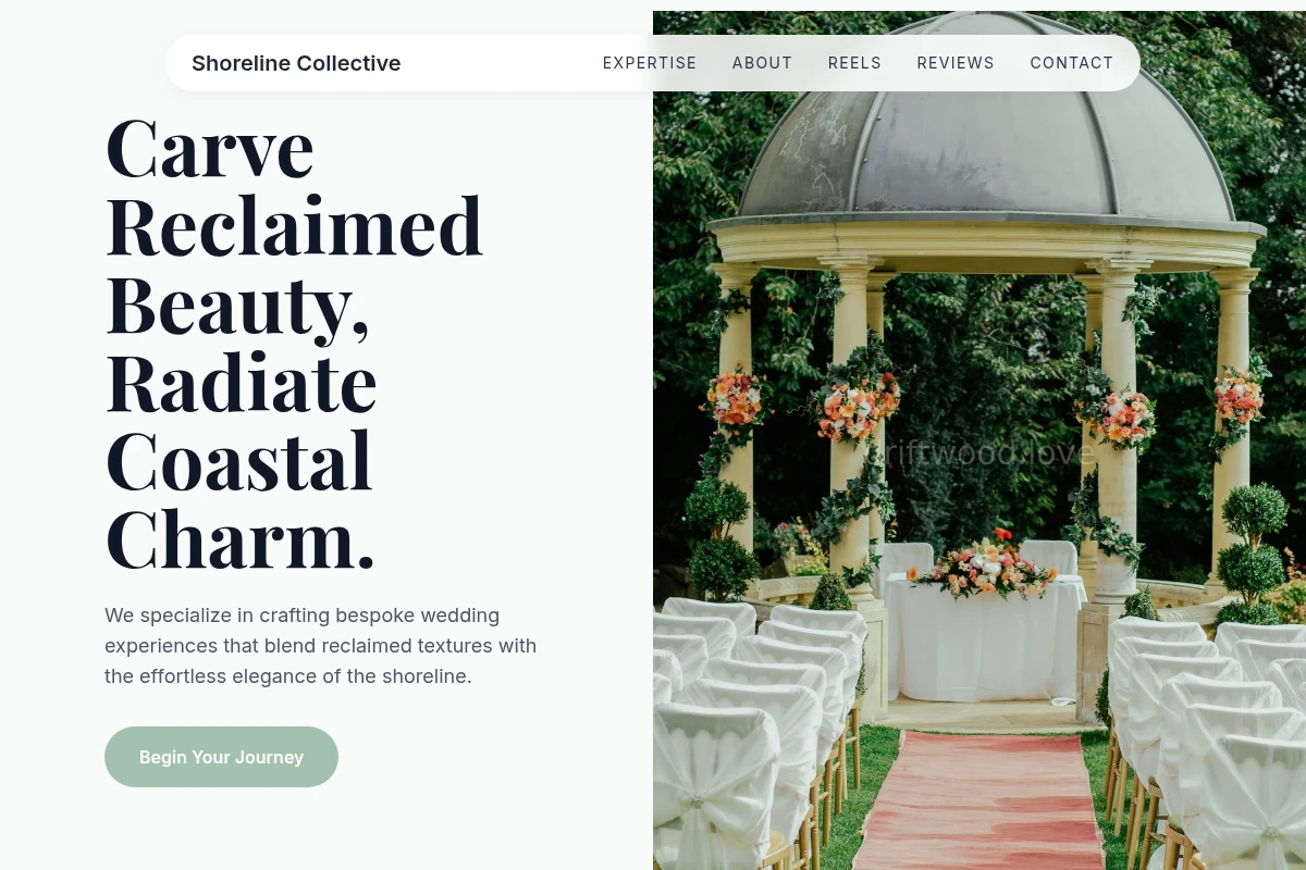 Reclaimed Wedding Planner