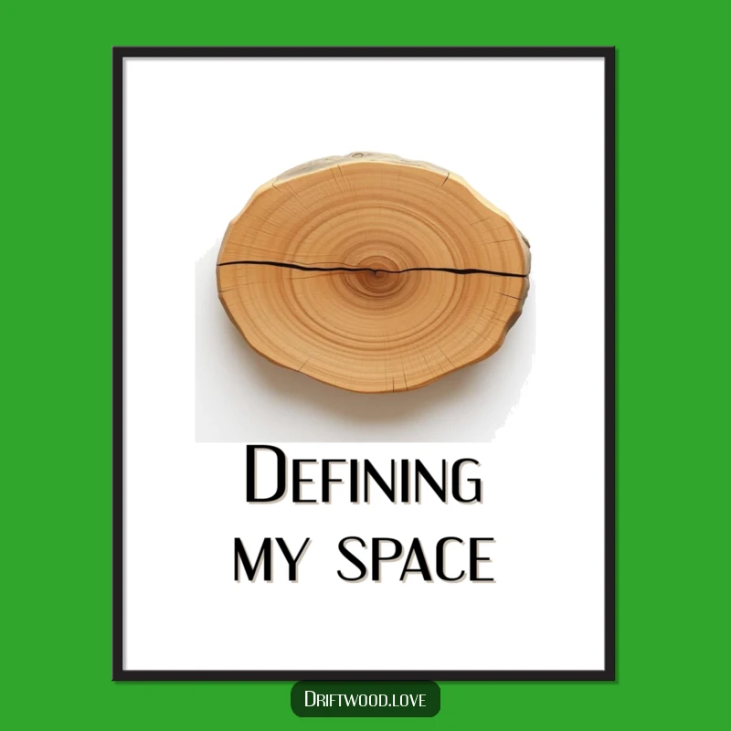 Funny Driftwood Line Digital Print: Bold, Minimalist Art for Instant Wall Decor