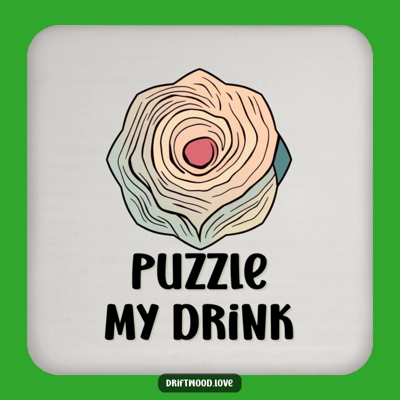 Funny Geometric Wood Curve Coasters: Protect Surfaces with Abstract Artistic Flair