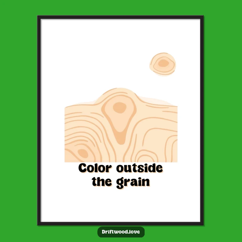 Vibrant Free Printable Wall Art: Colorful Wood Grain for a Bold Statement