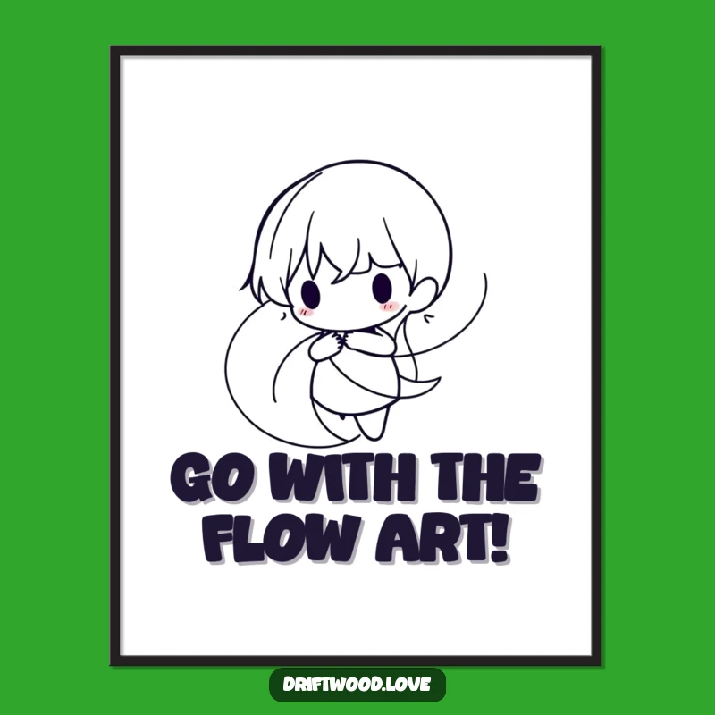 Free Printable Wall Art: Flowing Lines, Minimalist Silhouette, Funny Downloadable Decor