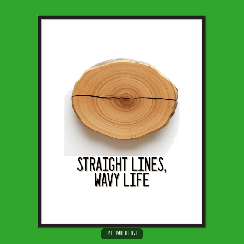 Modern Free Printable Wall Art: Minimalist Driftwood Line for Chic Home Decor