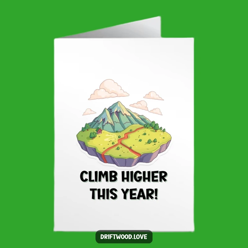 Free Printable Funny Birthday Card: Textured Landscape, Topographical Humor, Hilarious Gift!