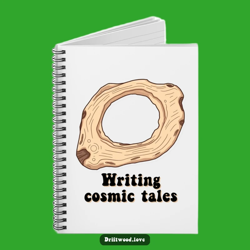Funny Cosmic Journal: Driftwood with Celestial Void for Inspired, Funny Ideas