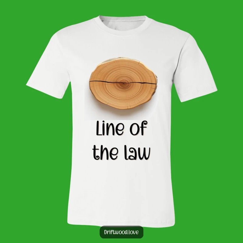 Funny Driftwood Line T-Shirt: Wearable Art for the Simply Sophisticated Humorist