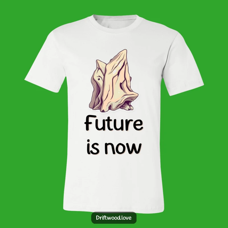 Funny Edgy Driftwood T-Shirt: Futuristic Angles for a Bold, Funny Statement