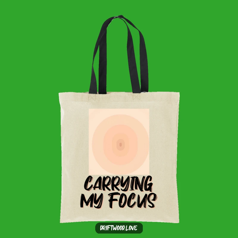 Funny Earth Tone Tote Bag: Muted Gradient Art, Stylish Carryall Gift